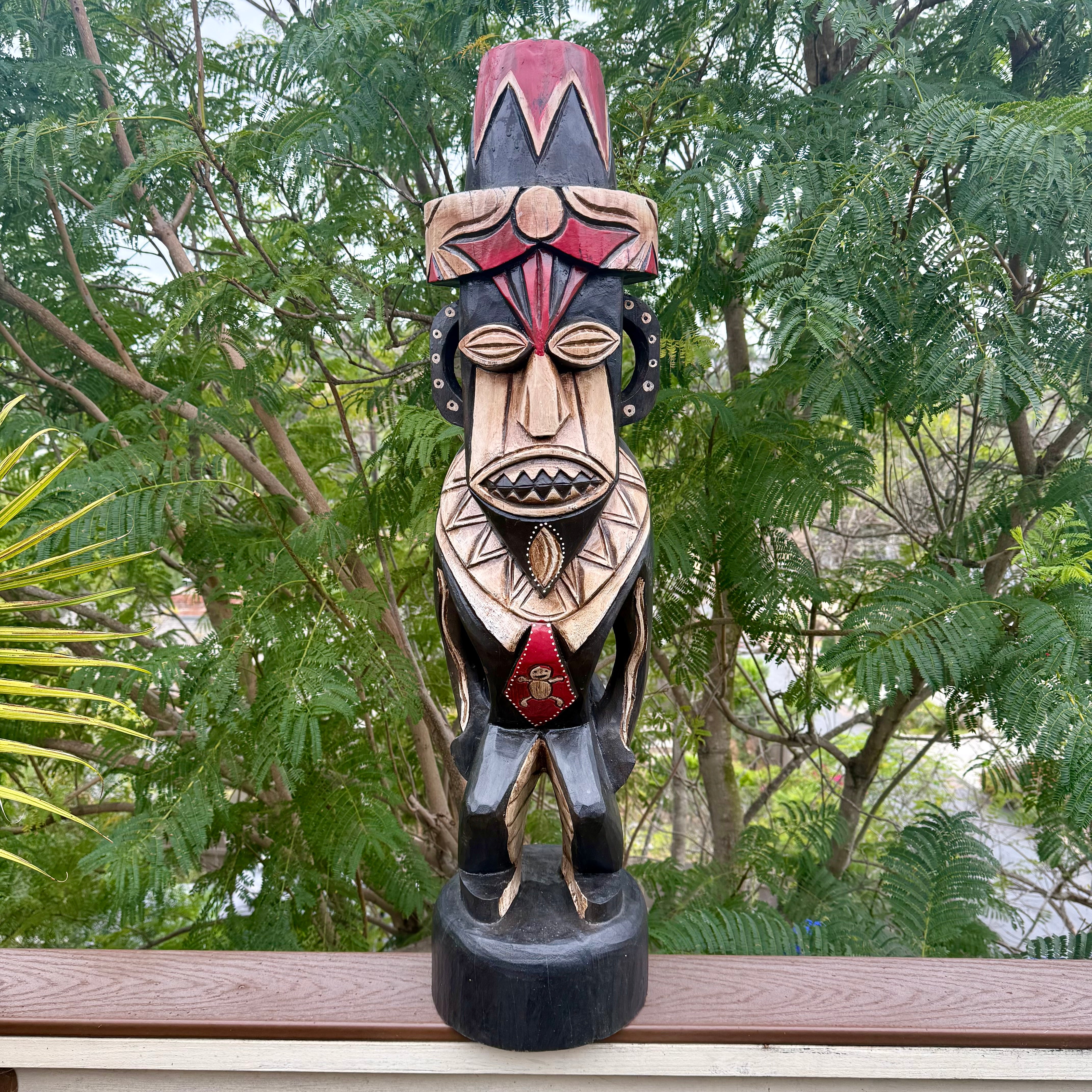 Enchanted Tiki Room Inspired Pele Statue Goddess of Fire and