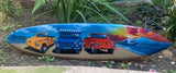 Volkswagen VW The Thing Airbrushed Beach Surfboard Wall Plaque 39" X 10" inches