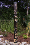 Tiki Hono Totem wood Mask Tropical Patio Bar Decor  60"x 7/8” in