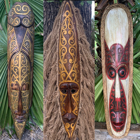 Tribal Primitive Tiki Masks