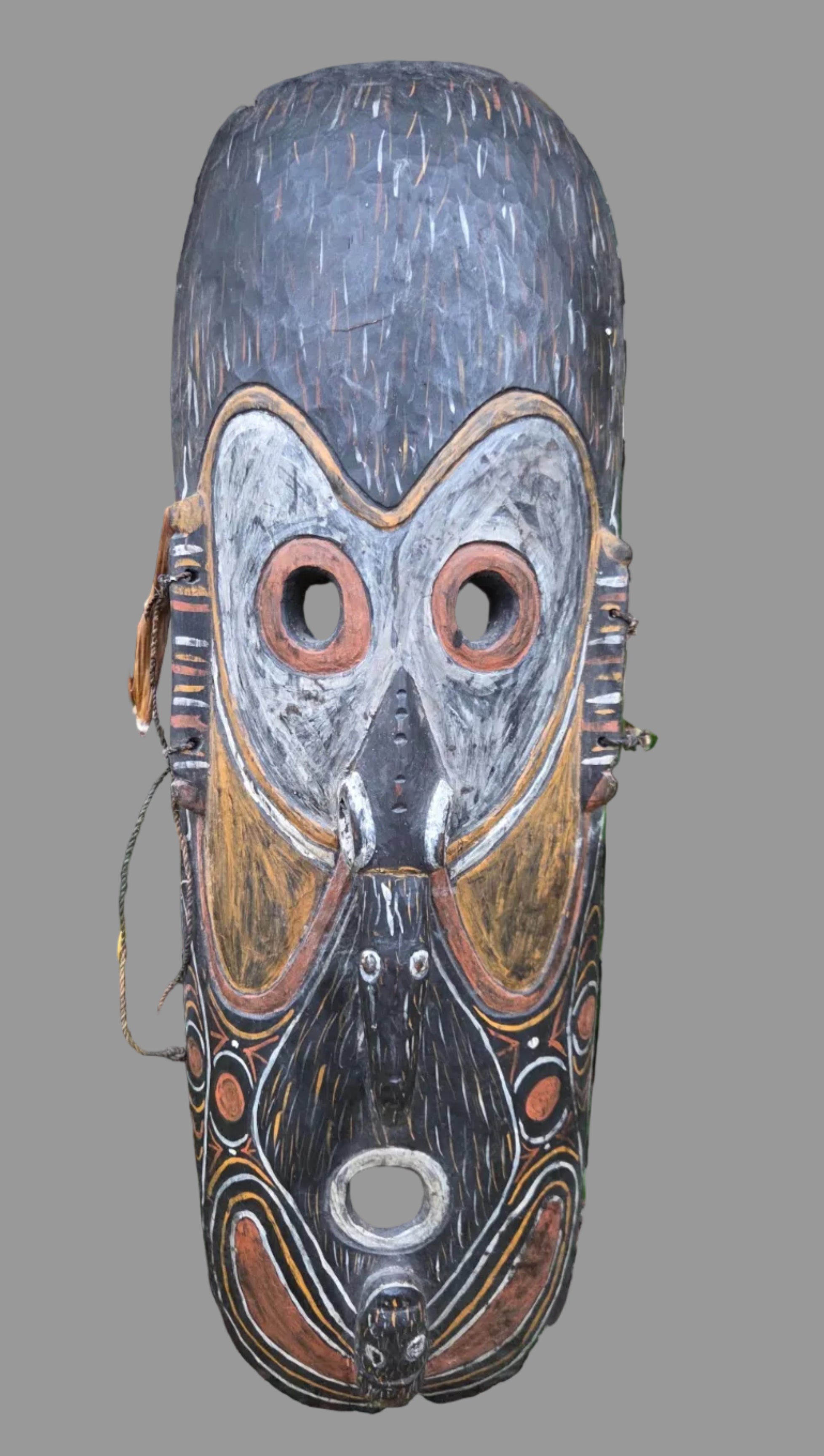 Papua New Guinea Authentic Sepik River Tribal Mask 36