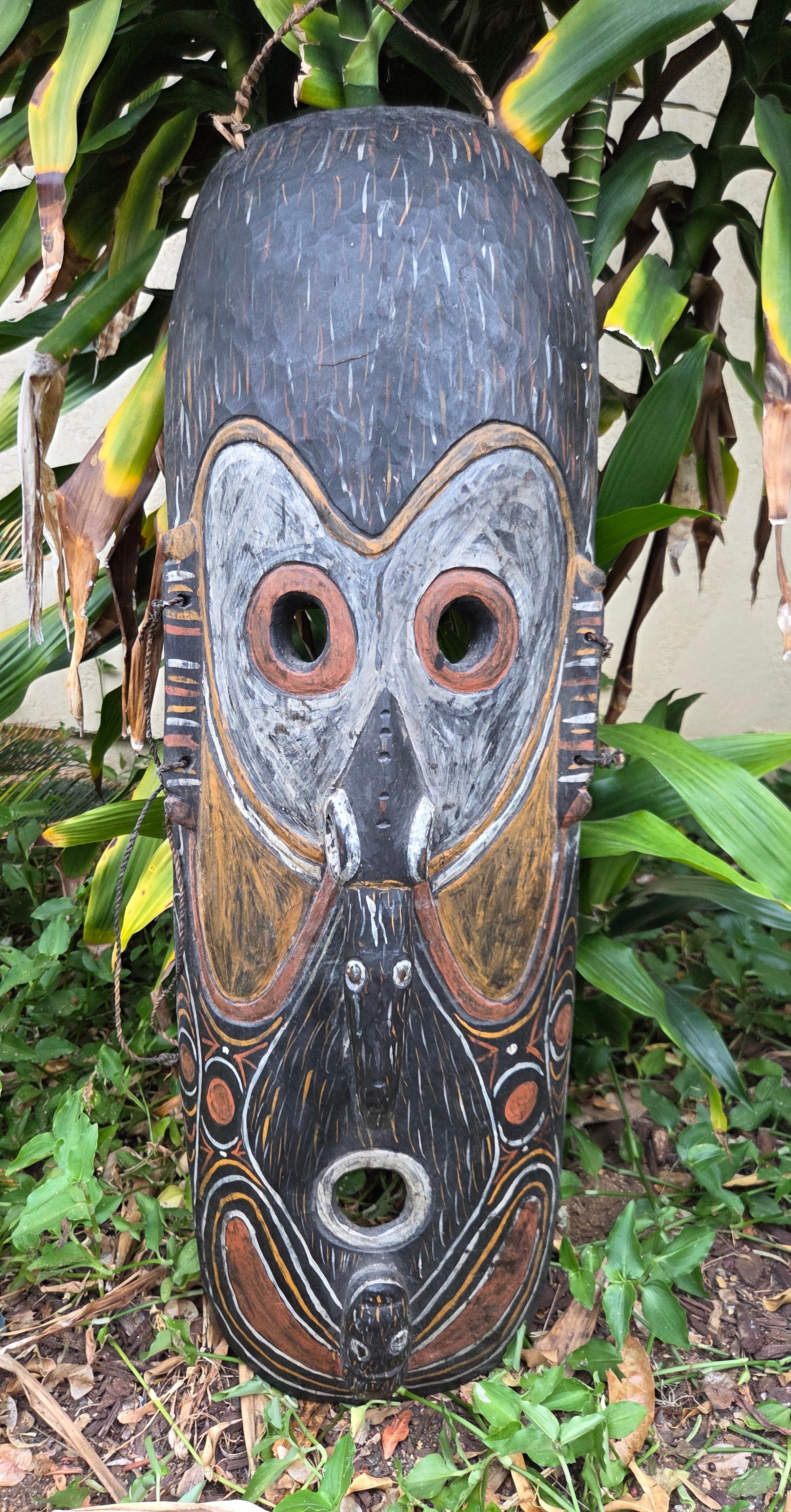Papua New Guinea Authentic Sepik River Tribal Mask 36