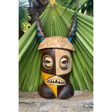 Enchanted Tiki Room Adventureland Trader Sam Wood Mask Tropical Bar SET OF 3