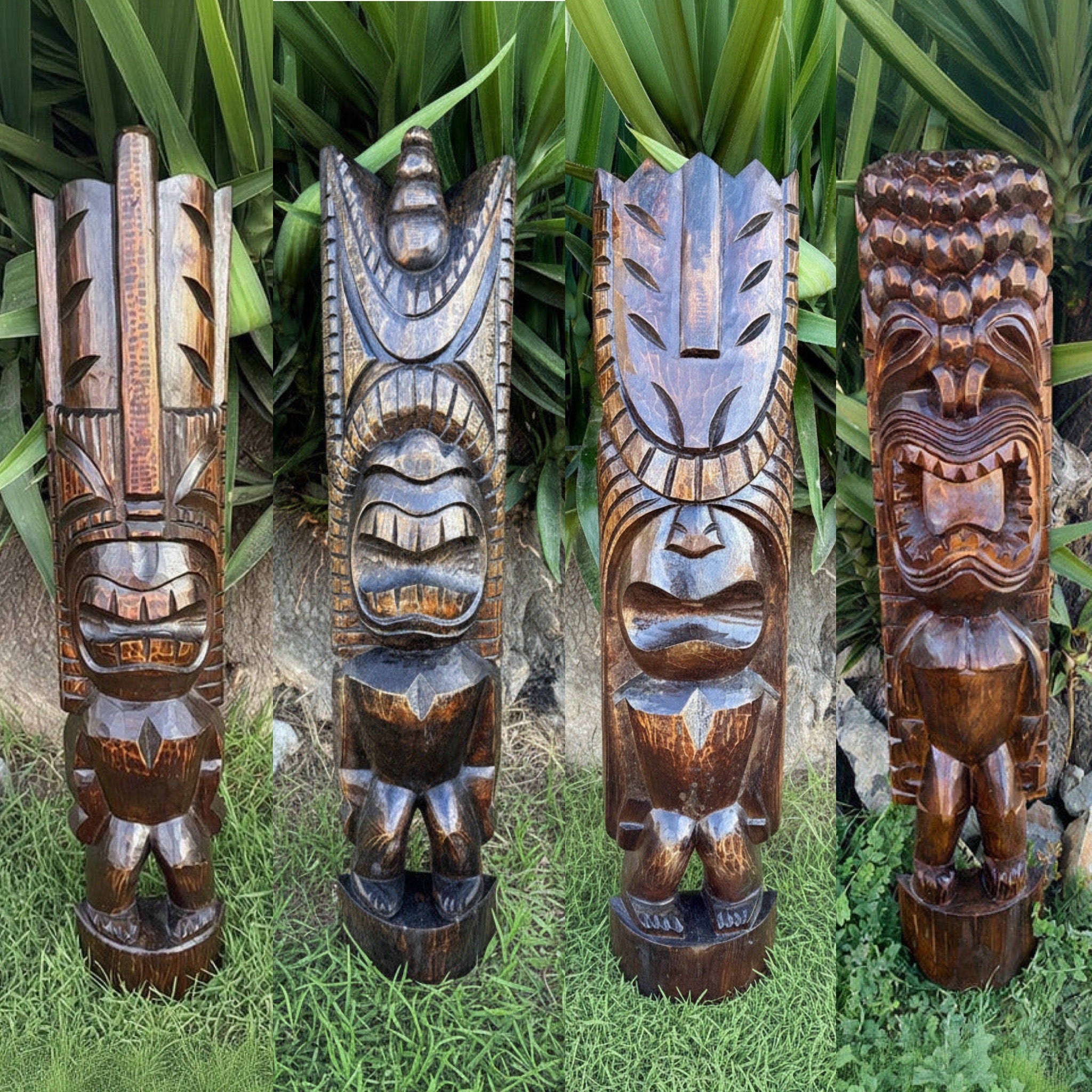 Tiki Half Statues for Your Tiki Bar or Tropical Patio - The Tiki Stop