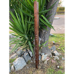 Tiki Masks 2 set of Hand Carved Hawaiian Style Wooden Tropical Bar Patio Lanai Decor 60"x 7"in