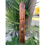 Tiki Masks 2 set of Hand Carved Hawaiian Style Wooden Tropical Bar Patio Lanai Decor 60"x 7"in