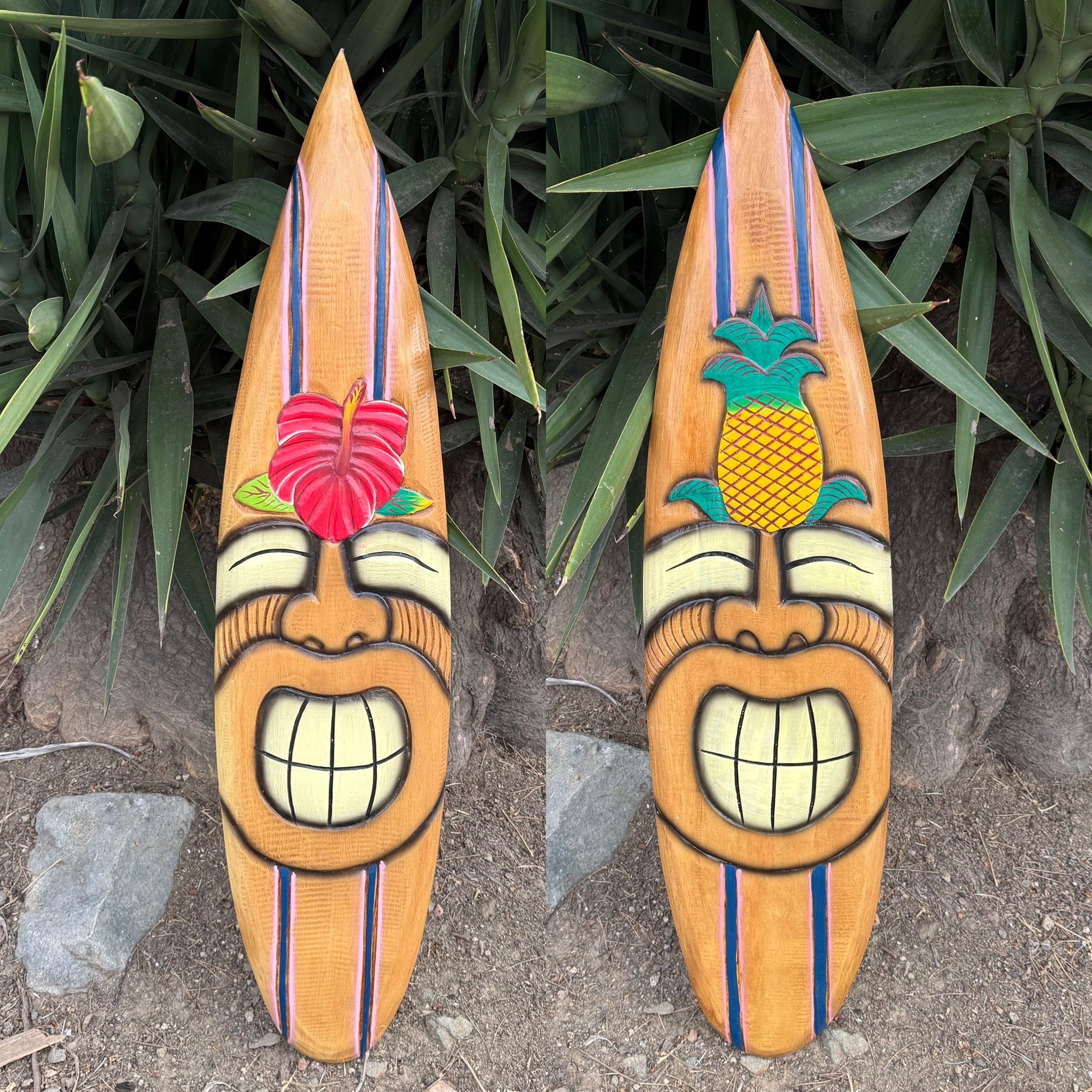 Air Brushed Surfboard Signs For Your Tiki Bar or Patio - The Tiki Stop