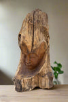 Buddha Spiritual Teak Drift Wood Carving 15"x 10"x 8"