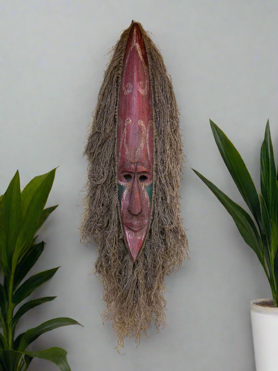 rustic tribal primitive mask