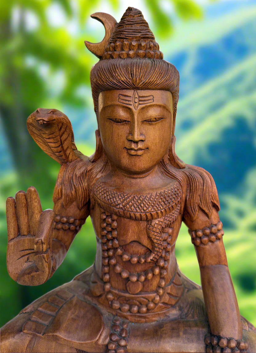 shiva statue mudra