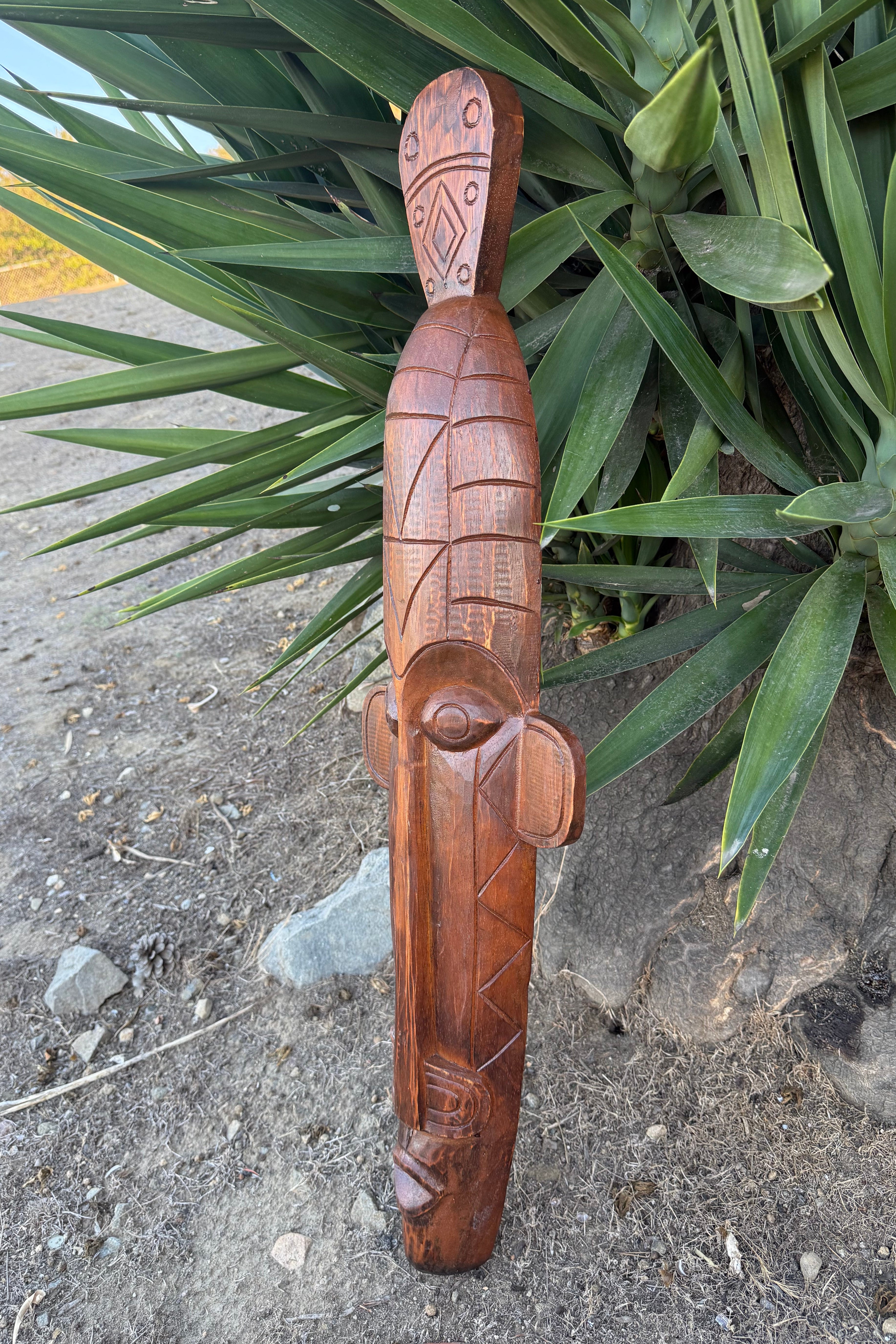 tribal primitive tiki mask
