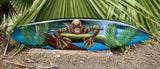 Creature From the Black Lagoon Decorative Surfboard Wall Plaque Mango Wood 39"x10"