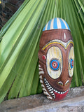 Trader Sam’s Enchanted Tiki Room Tiki Mask Tropical Bar Patio Home Decor 16"x 7"