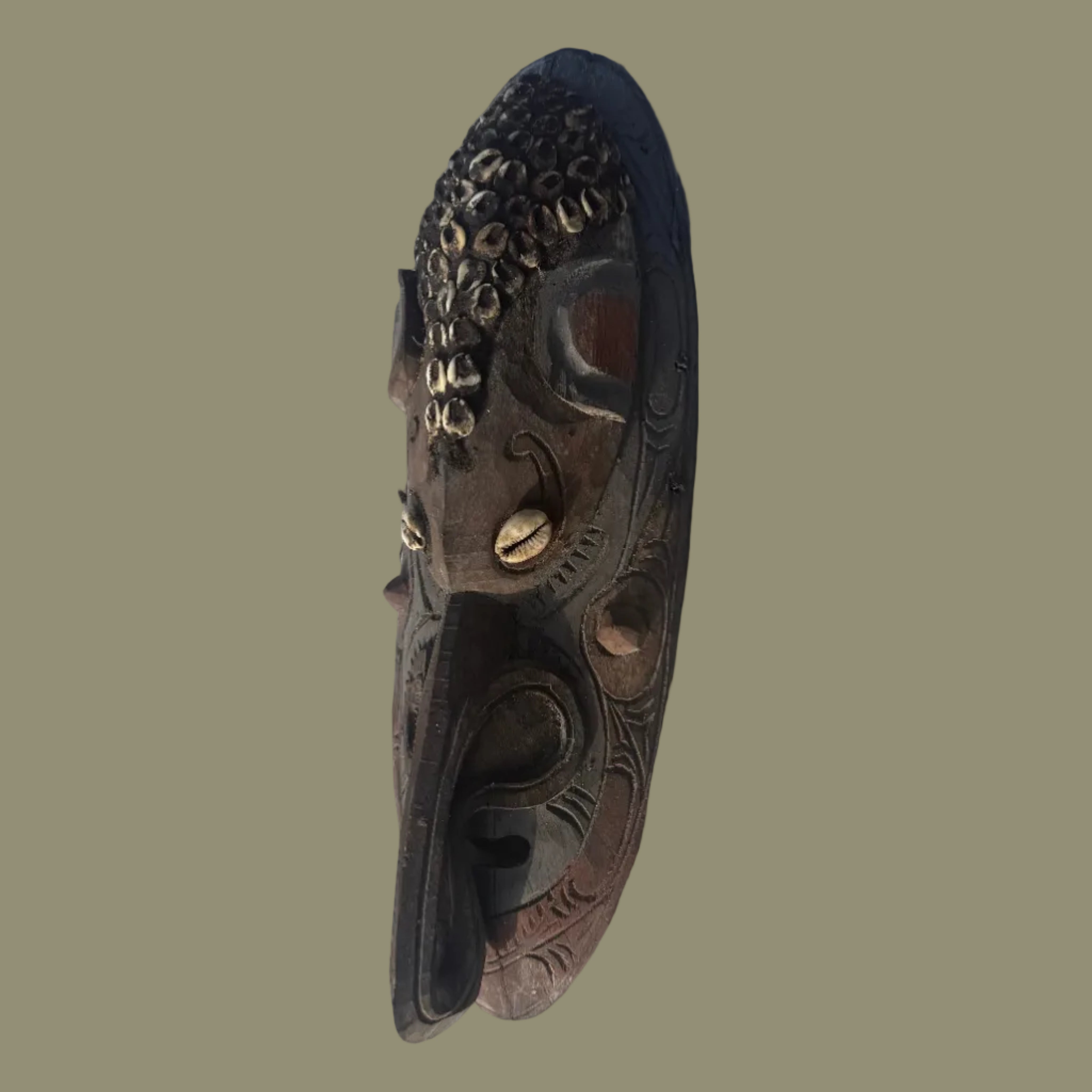 Vintage Papua New Guinea Authentic Sepik River Mask 18