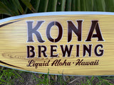Kona Brewing Hawaii Airbrushed Surfboard Wall Plaque Liquid Aloha 39"x 10”