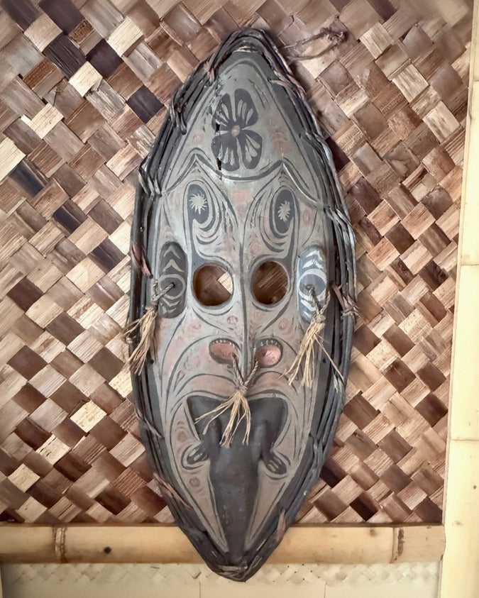 Vintage Papua New Guinea Authentic Sepik River Ancestrial Mask 24