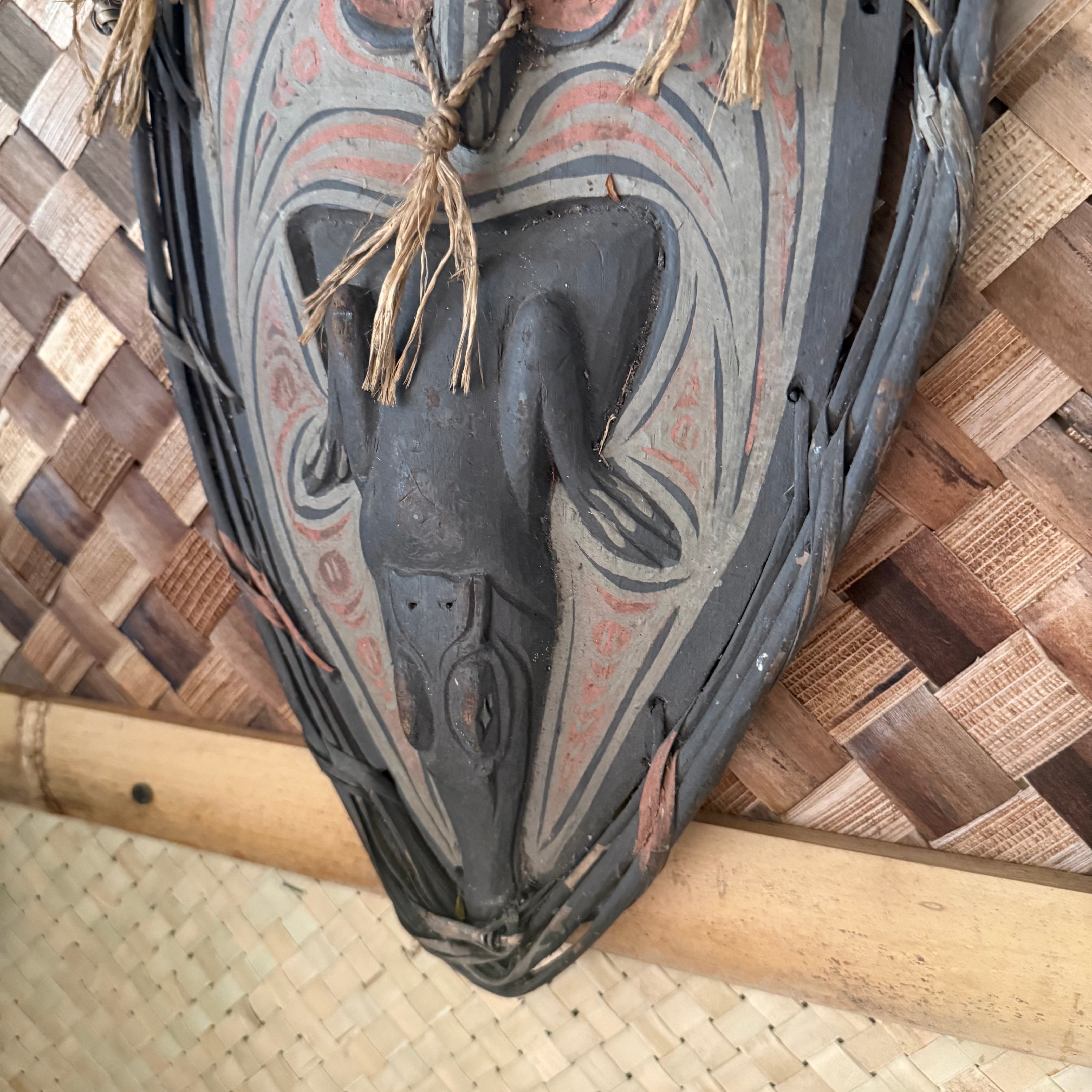 Vintage Papua New Guinea Authentic Sepik River Ancestrial Mask 24