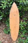 Tribal Turtle Swimming Dolphins Tropical Flowers Wood Carved Surfboard Wall Plaque 39"