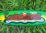 Tiki Bar Surfboard Set Margaritaville Polly Wants a Cocktail! Tropical Bar Patio Decor