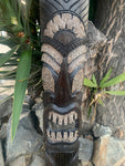 Polynesian Tiki Totem Mask Tropical Bar Patio Decor  39"x 6"in