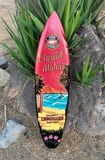 Kona Brewing Long Board Hawaii Airbrushed Surfboard Wall Plaque Liquid Aloha 39"x 10”