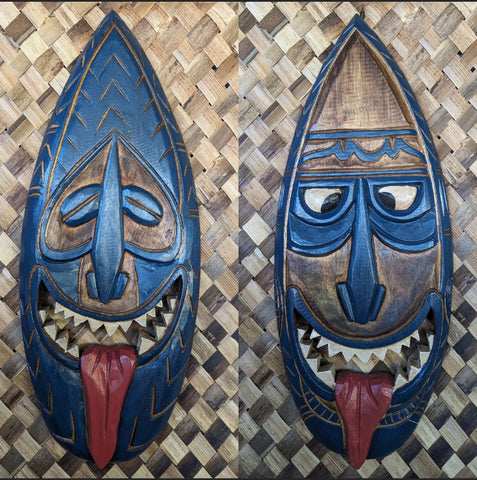 Adventureland Enchanted Tiki Room Mask Set 24"x 10" inches each