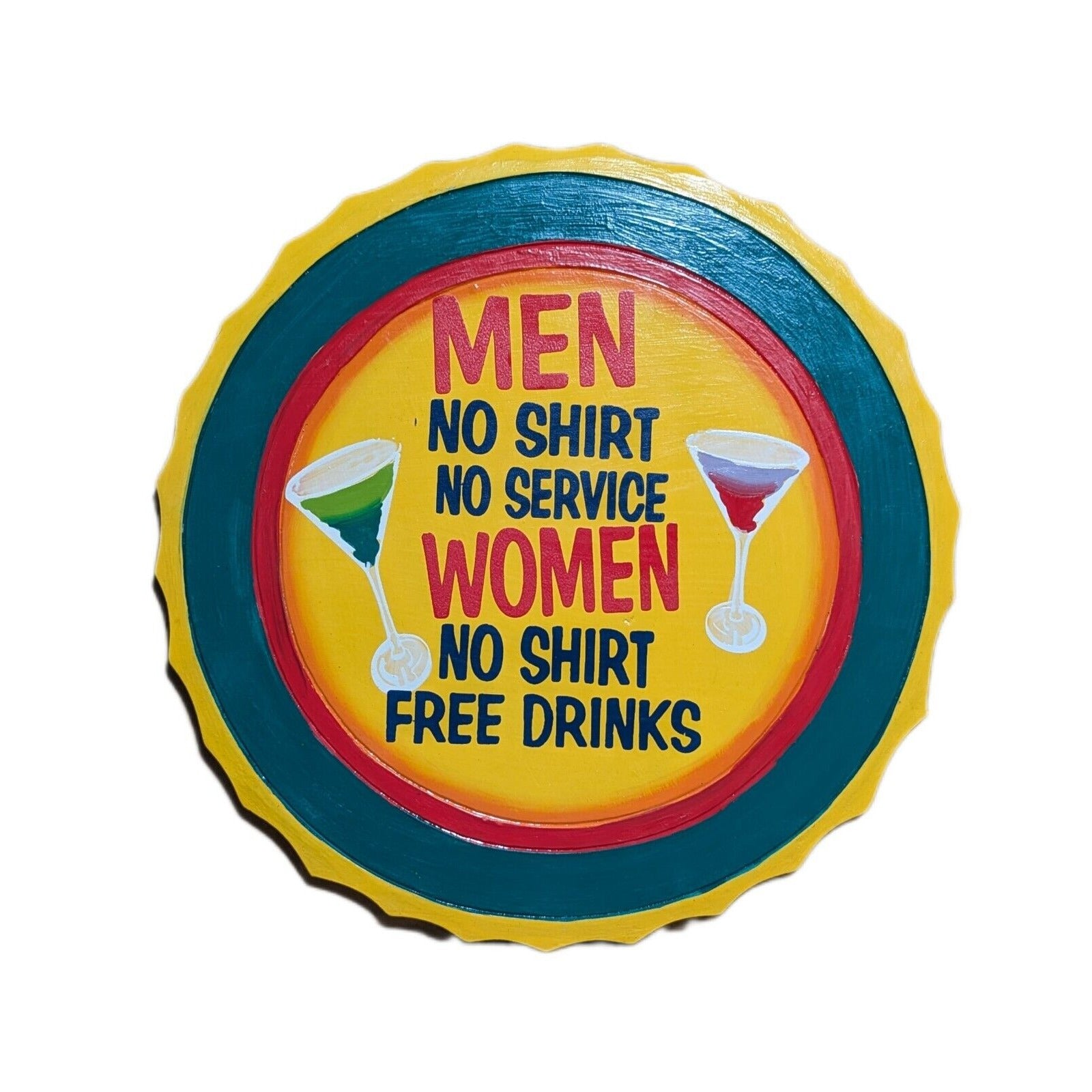 Funny Pool Patio Tiki Bar Sign