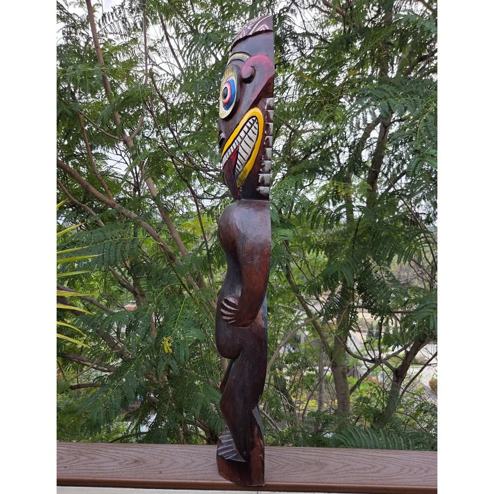 Trader Sam Wood Half Statue Enchanted Tiki Room Adventureland Wall Plaque 40"