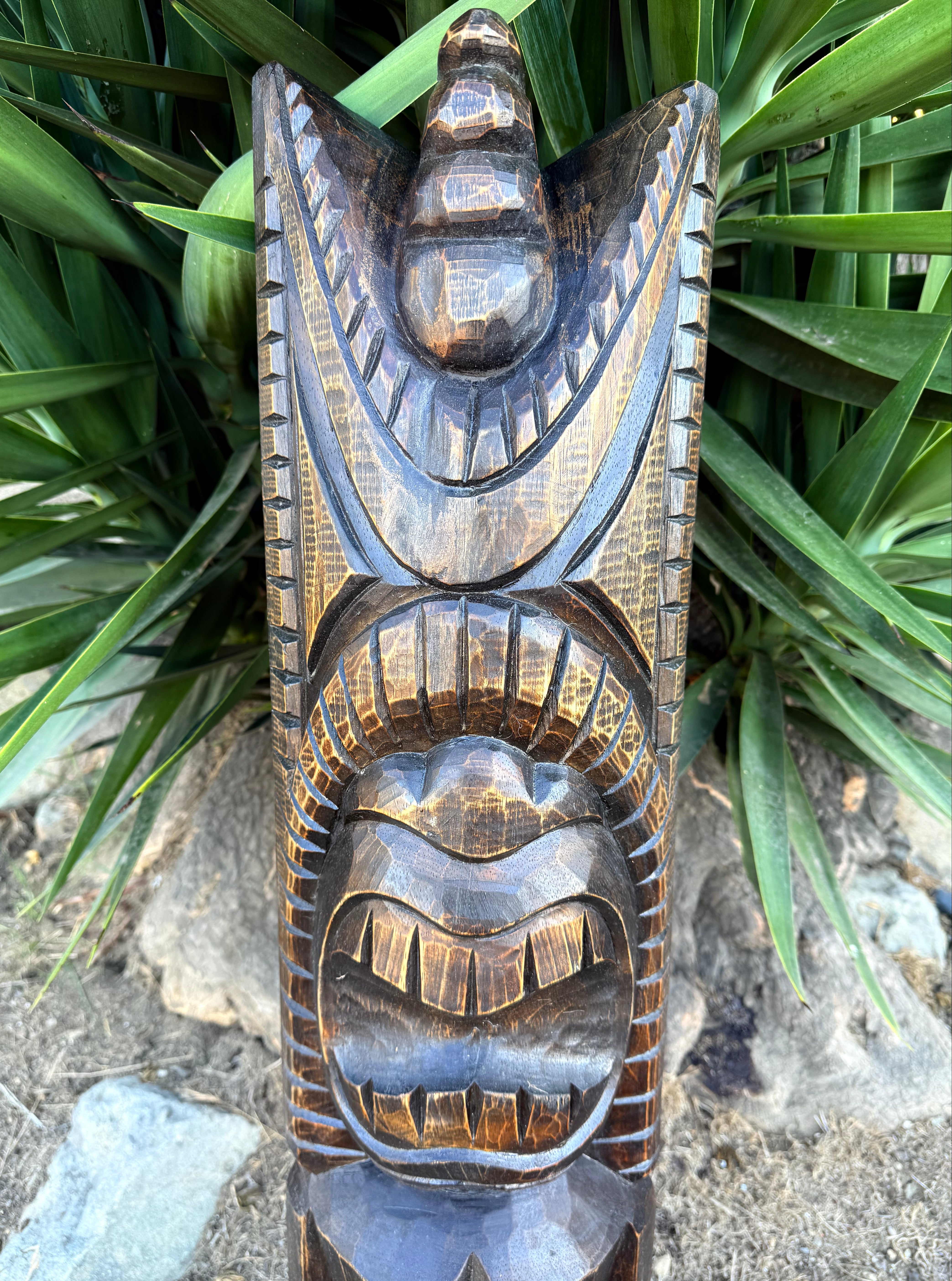 kane hawaiian tiki god top