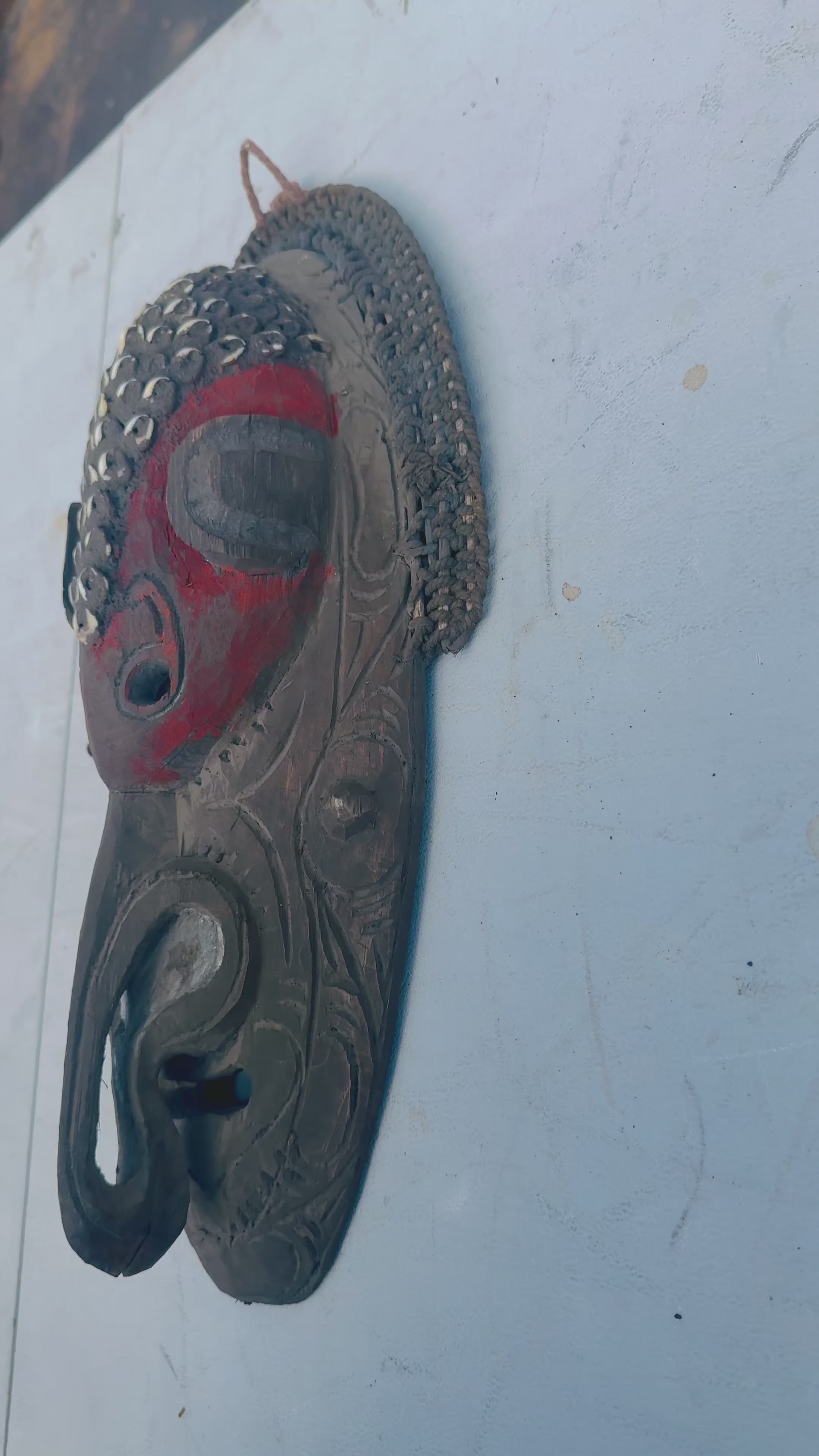 Vintage Papua New Guinea Authentic Sepik River Ceremonial Mask 18