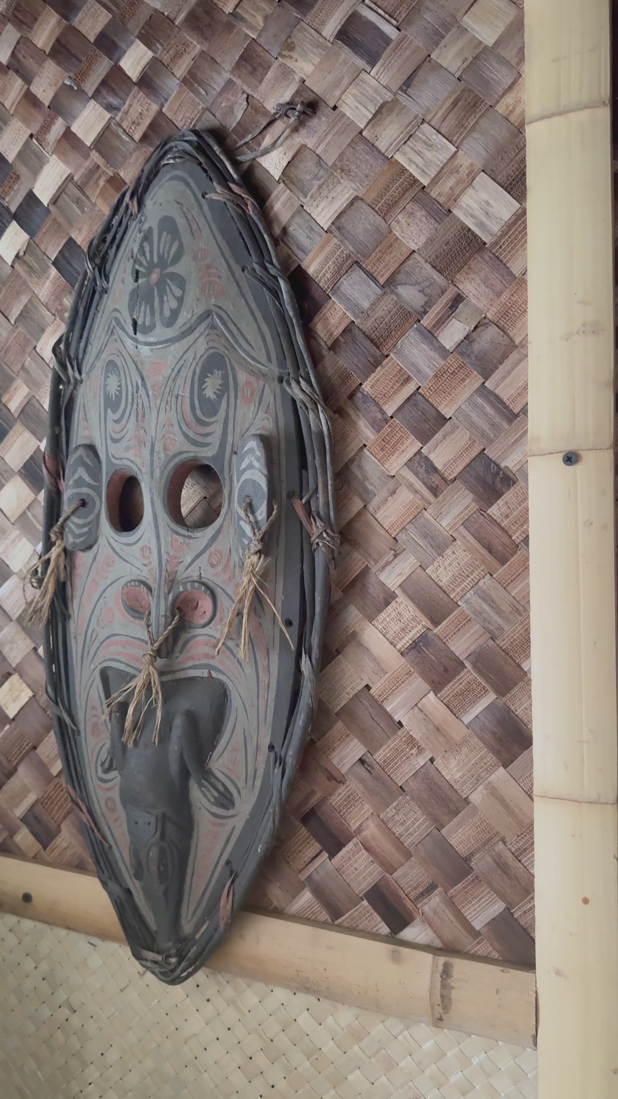 Vintage Papua New Guinea Authentic Sepik River Ancestrial Mask 24