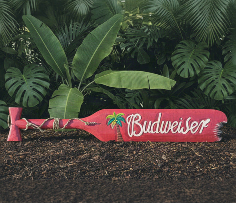 red budweiser paddle