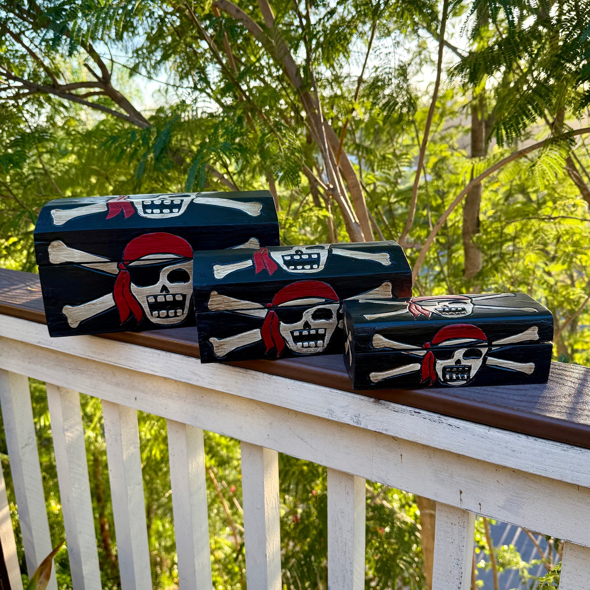 skull & crossbones treasure chests