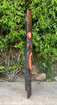 Hand Carved Polynesian  Tiki Totem Pole  39"x 6"in