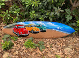 Volkswagen Bus Beetle The Thing VW Surfboard Beach Wall Collection Home Decor 39"x 10"x 10"
