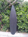 Habiscus Tribal Tiki Ohana Surfboard Plaque  39"x 10"