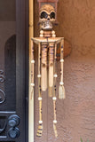Voodoo Skeleton Bamboo Wind chime Day of the dead 32" Head to Feet