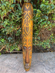 Tribal Primative Wood Mask Wall Plaque Lombok Style 39” inches