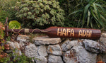 Hafa Adai Wood Carved Tropical Paddle 39"x 6" inches